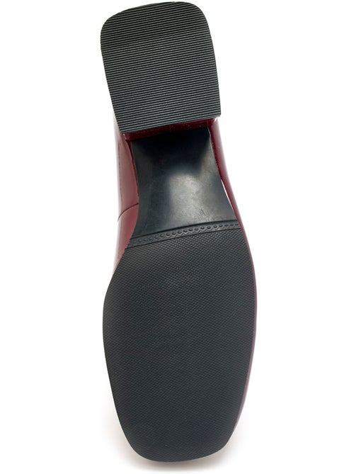 Escarpins vernis talon bloc - PEDICONFORT - Kiabi