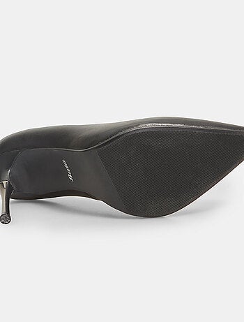 Escarpins wave avec talon aiguille argenté bata