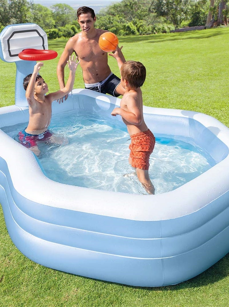Espace de jeu Piscine Shootin' Hoops Bleu - Kiabi
