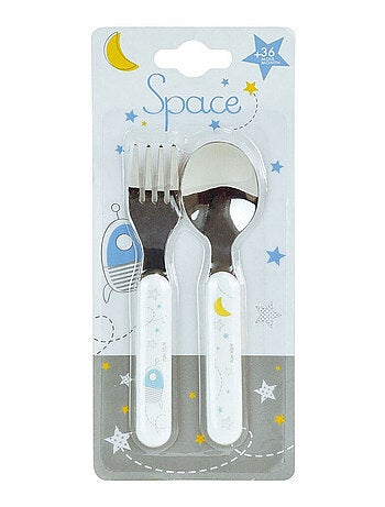 Espace Ensemble Couverts Inox (Fourchette, Cuillere)