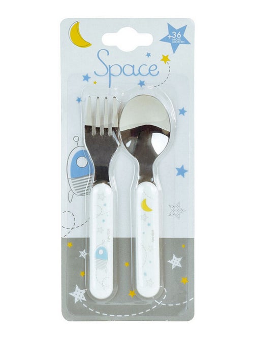 Espace Ensemble Couverts Inox (Fourchette, Cuillere) - Kiabi