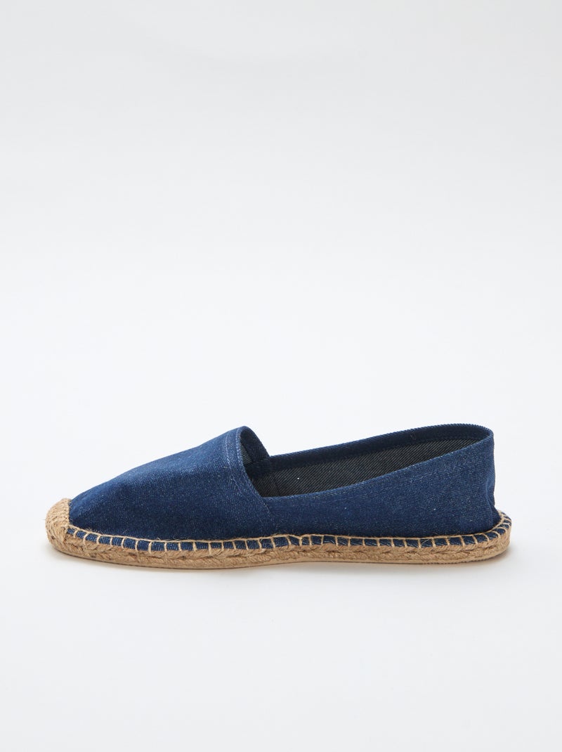 Espadrille en mesh Bleu - Kiabi