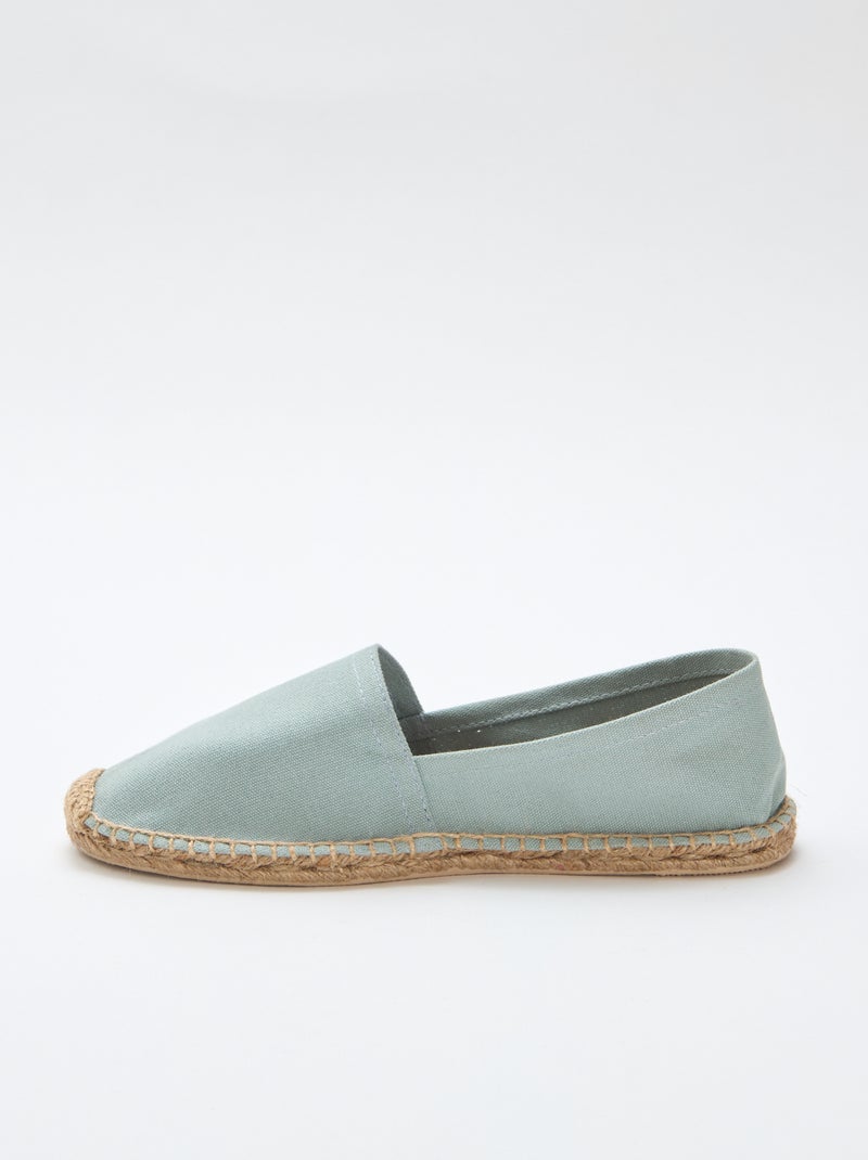 Espadrille en mesh Vert - Kiabi
