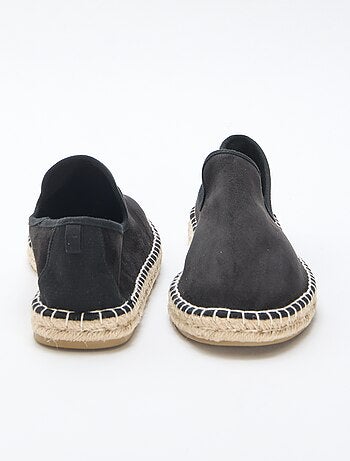 Espadrille en suédine à semelle plate