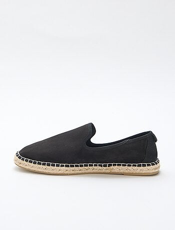 Espadrille en suédine à semelle plate
