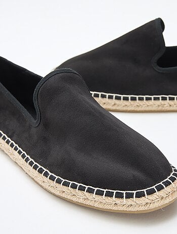Espadrille en suédine à semelle plate