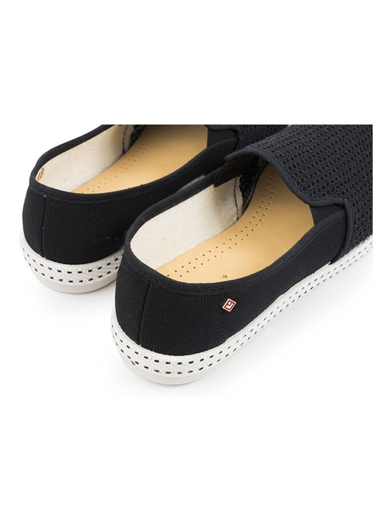 Espadrille en Textile Rivieras Noir - Kiabi