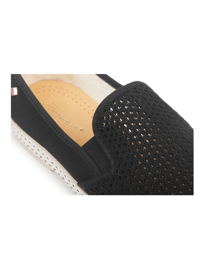 Espadrille en Textile Rivieras Noir - Kiabi