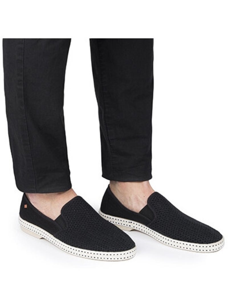 Espadrille en Textile Rivieras Noir - Kiabi
