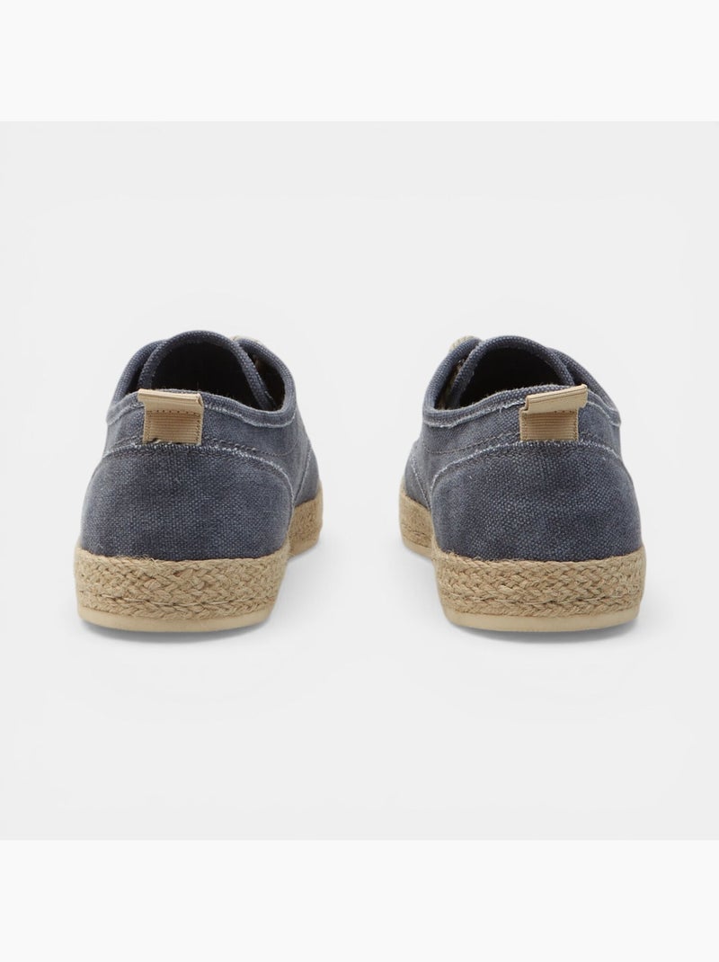 Espadrilles à lacets Bata Bleu - Kiabi