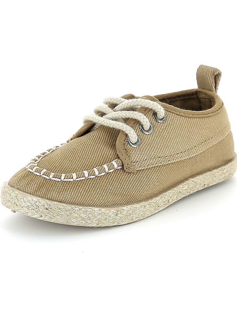 espadrille plateforme lacet