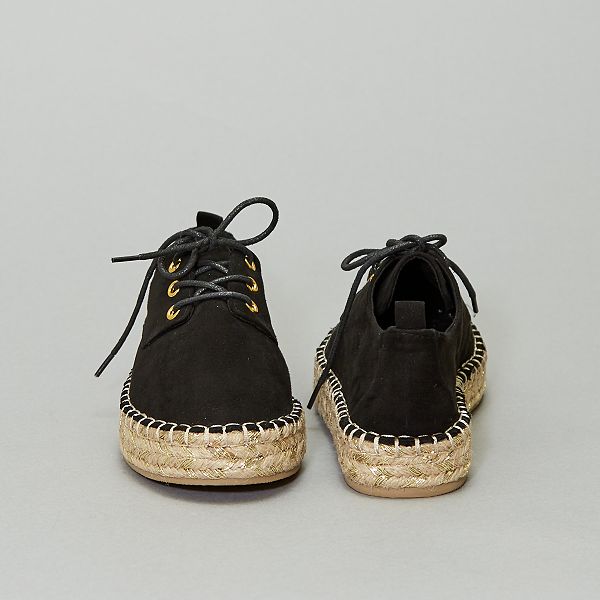 espadrilles à lacets