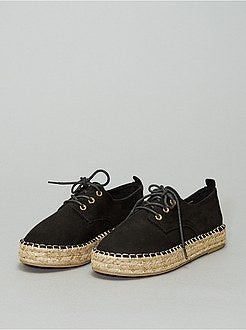 Espadrilles à lacets - Kiabi