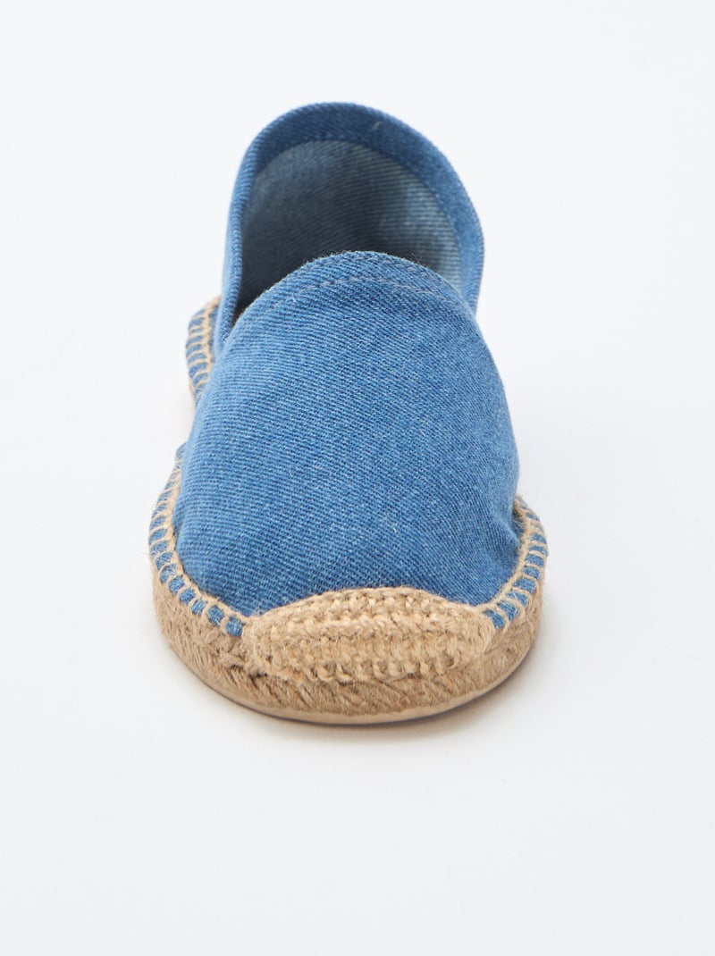 Espadrilles à motif imprimé Bleu - Kiabi