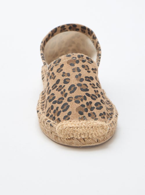 Espadrilles à motif imprimé - Kiabi