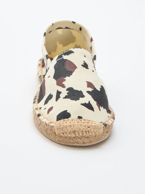 Espadrilles à motif imprimé - Kiabi