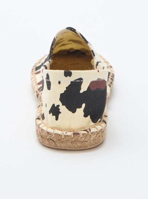 Espadrilles à motif imprimé - Kiabi