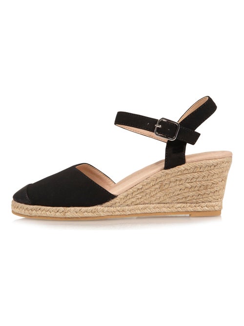 Espadrilles à talon de 6 cm, ultra confortable, semelle à mémoire de forme  Isotoner - Kiabi