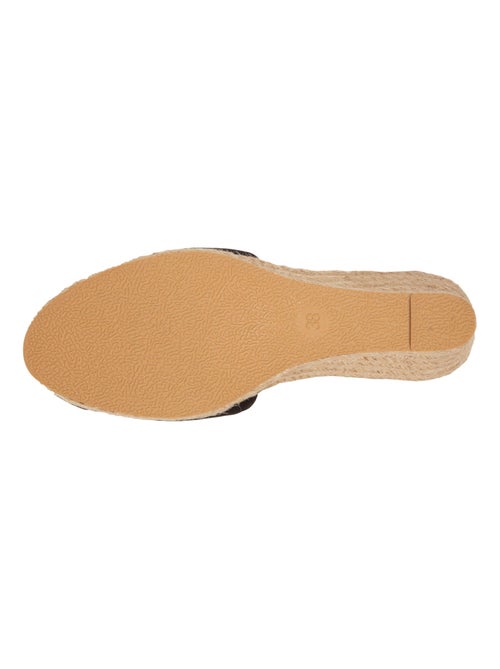 Espadrilles à talon de 6 cm, ultra confortable, semelle à mémoire de forme  Isotoner - Kiabi