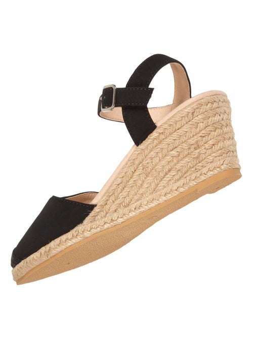 Espadrilles à talon de 6 cm, ultra confortable, semelle à mémoire de forme  Isotoner - Kiabi