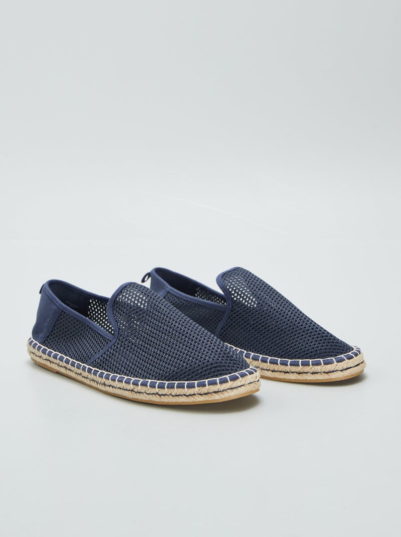 Espadrilles ajourées Bleu - Kiabi