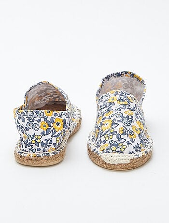 Espadrilles avec motif à fleurs