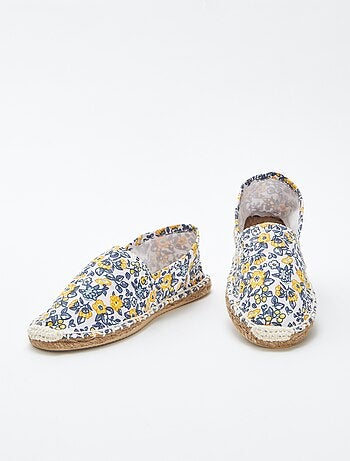 Espadrilles avec motif à fleurs
