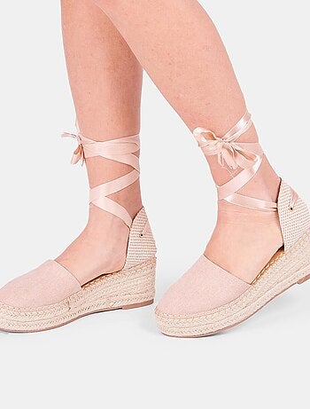 Espadrilles avec talon compensé de 6 cm BATA