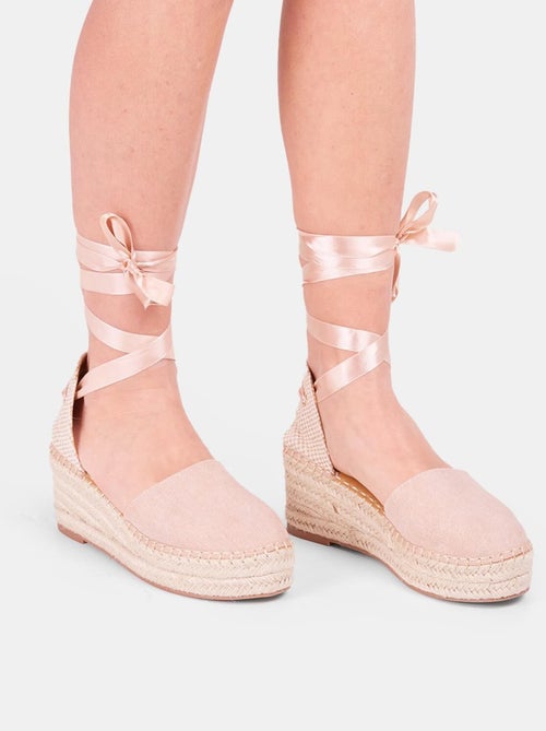 Espadrilles avec talon compensé de 6 cm BATA - Kiabi
