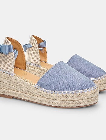Espadrilles avec talon compensé de 6 cm BATA