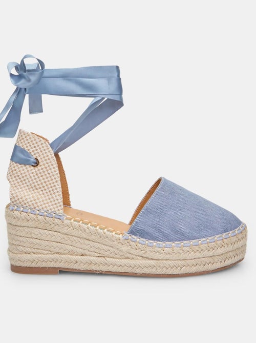 Espadrilles avec talon compensé de 6 cm BATA - Kiabi