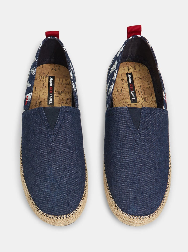 Espadrilles Bata Red Label Bleu - Kiabi