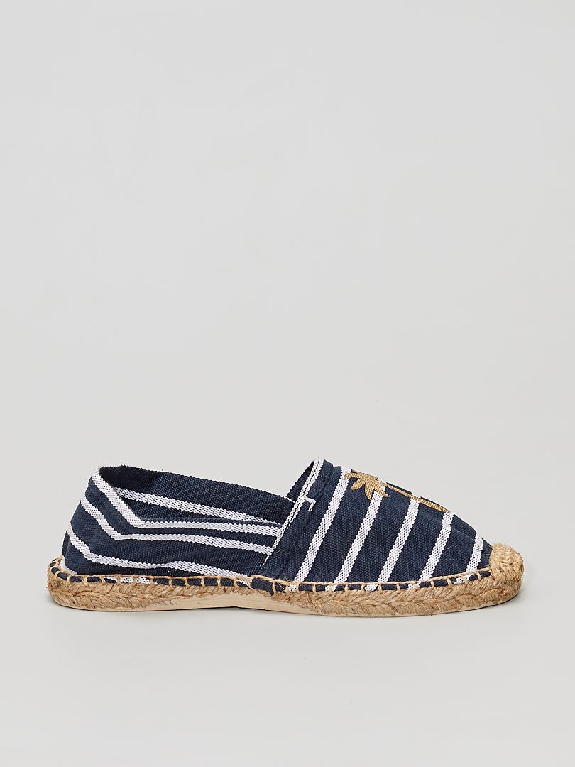 espadrille femme bleu marine