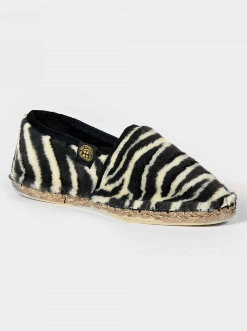 Espadrilles Chaussons imprimée - Kiabi