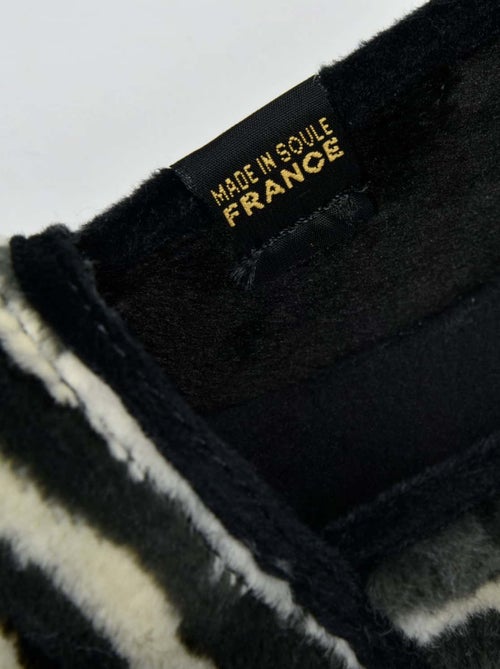 Espadrilles Chaussons imprimée - Kiabi