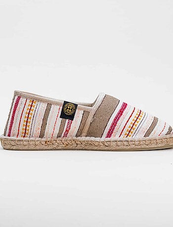 Espadrilles Chaussons rayée