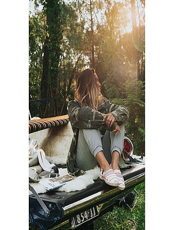 Espadrilles Chaussons rayée