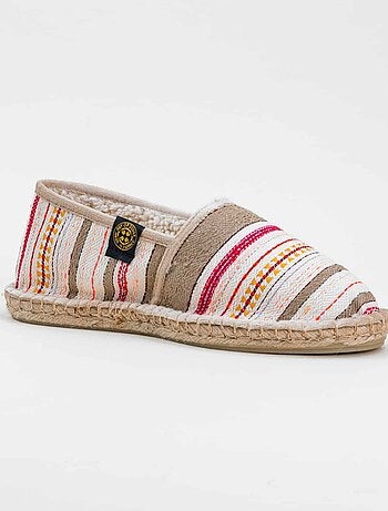 Espadrilles Chaussons rayée