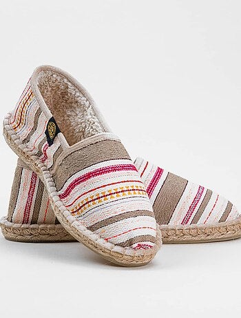 Espadrilles Chaussons rayée