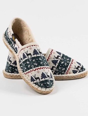 Espadrilles Chaussons rayée