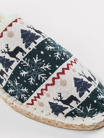 Espadrilles Chaussons rayée