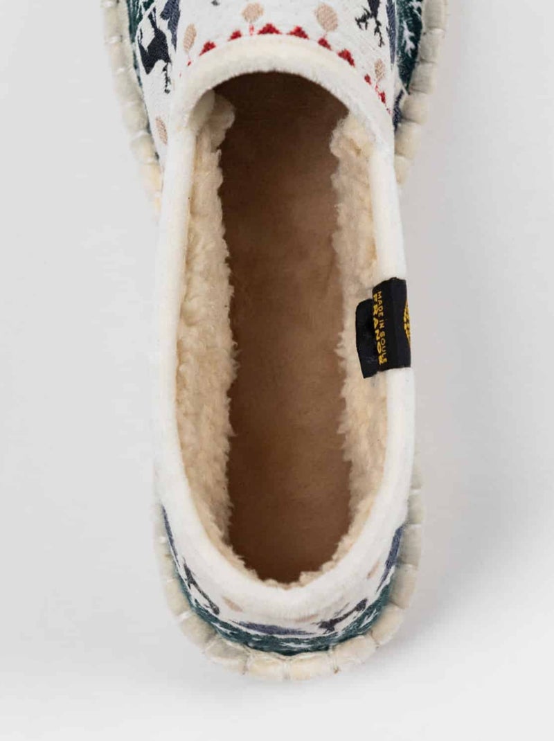Espadrilles Chaussons rayée Bleu - Kiabi