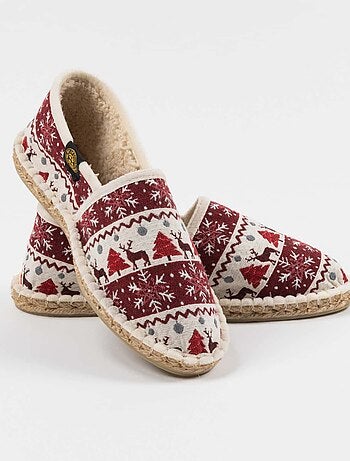 Espadrilles Chaussons rayée
