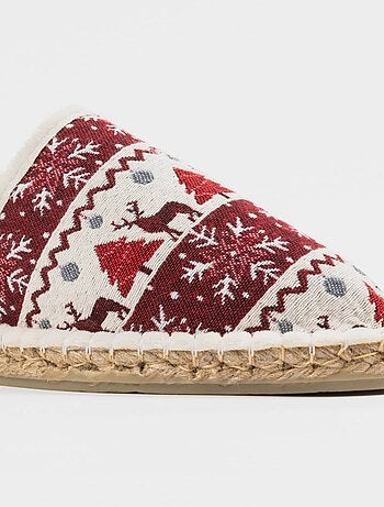 Espadrilles Chaussons rayée