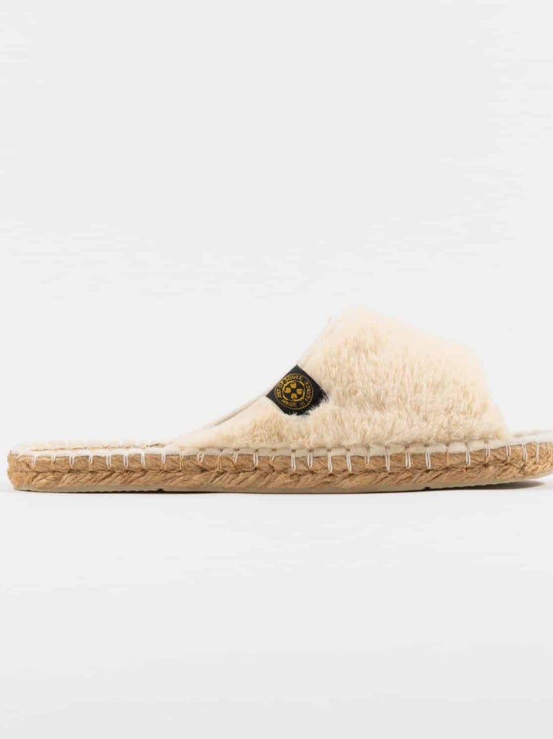 Espadrilles Chaussons unie Blanc - Kiabi