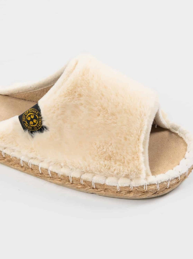 Espadrilles Chaussons unie Blanc - Kiabi