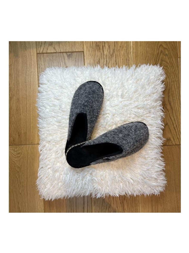 Espadrilles Chaussons unie Noir - Kiabi
