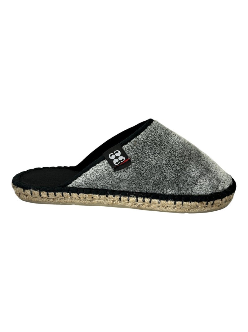Espadrilles Chaussons unie Noir - Kiabi