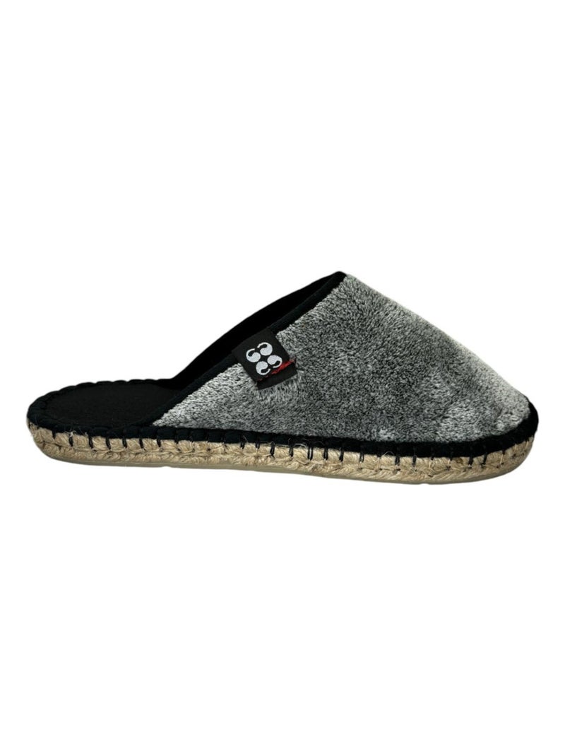 Espadrilles Chaussons unie Noir - Kiabi