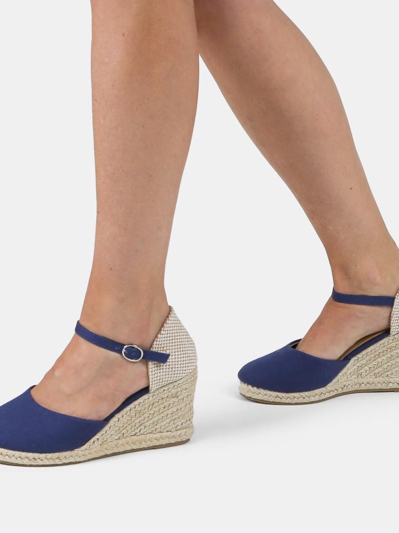 Espadrilles comfortables BATA Bleu - Kiabi